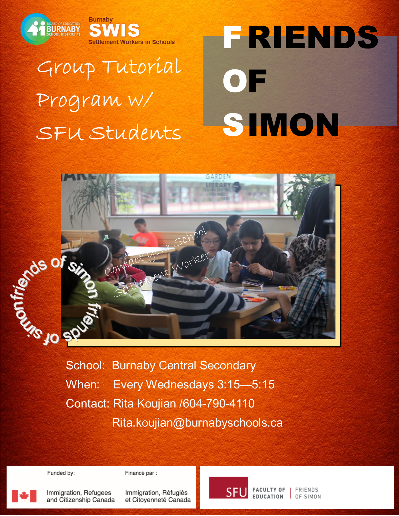 Friends of Simon at B. Central @ Burnaby Central Secondary