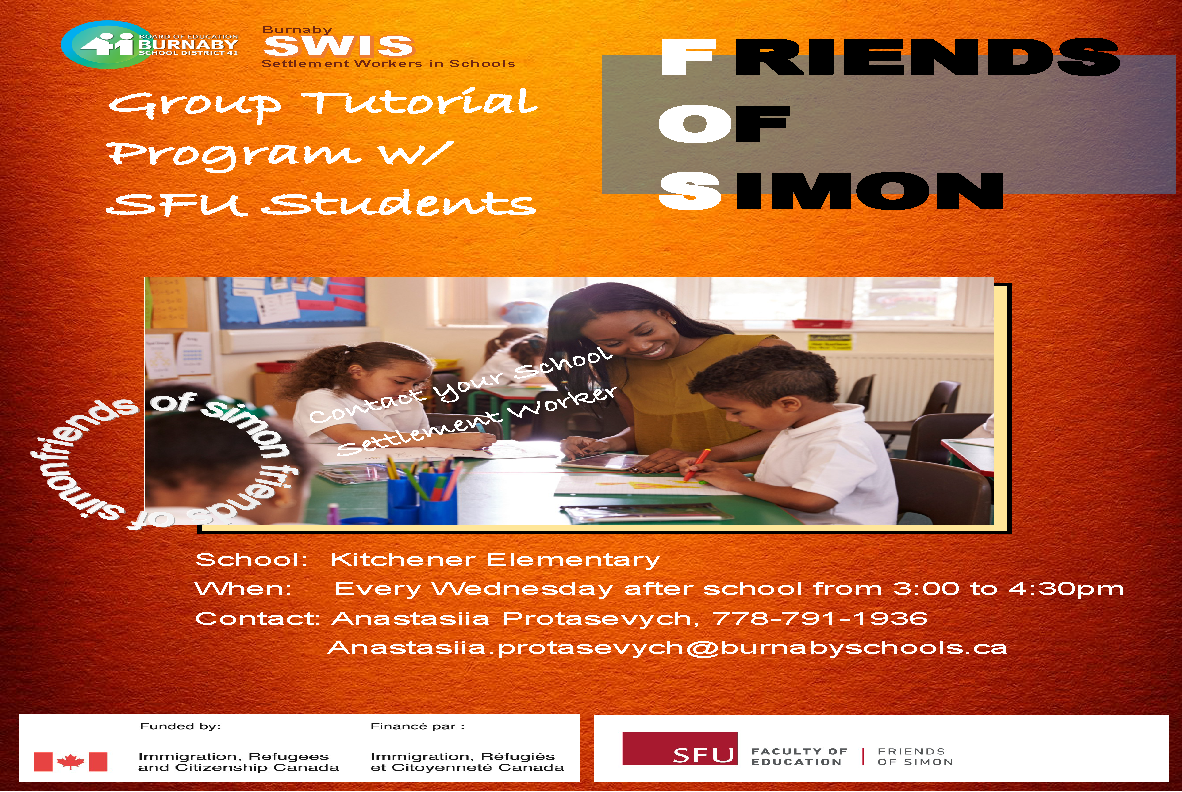 Friends of Simon @Kitchener @ Kitchener Elementary