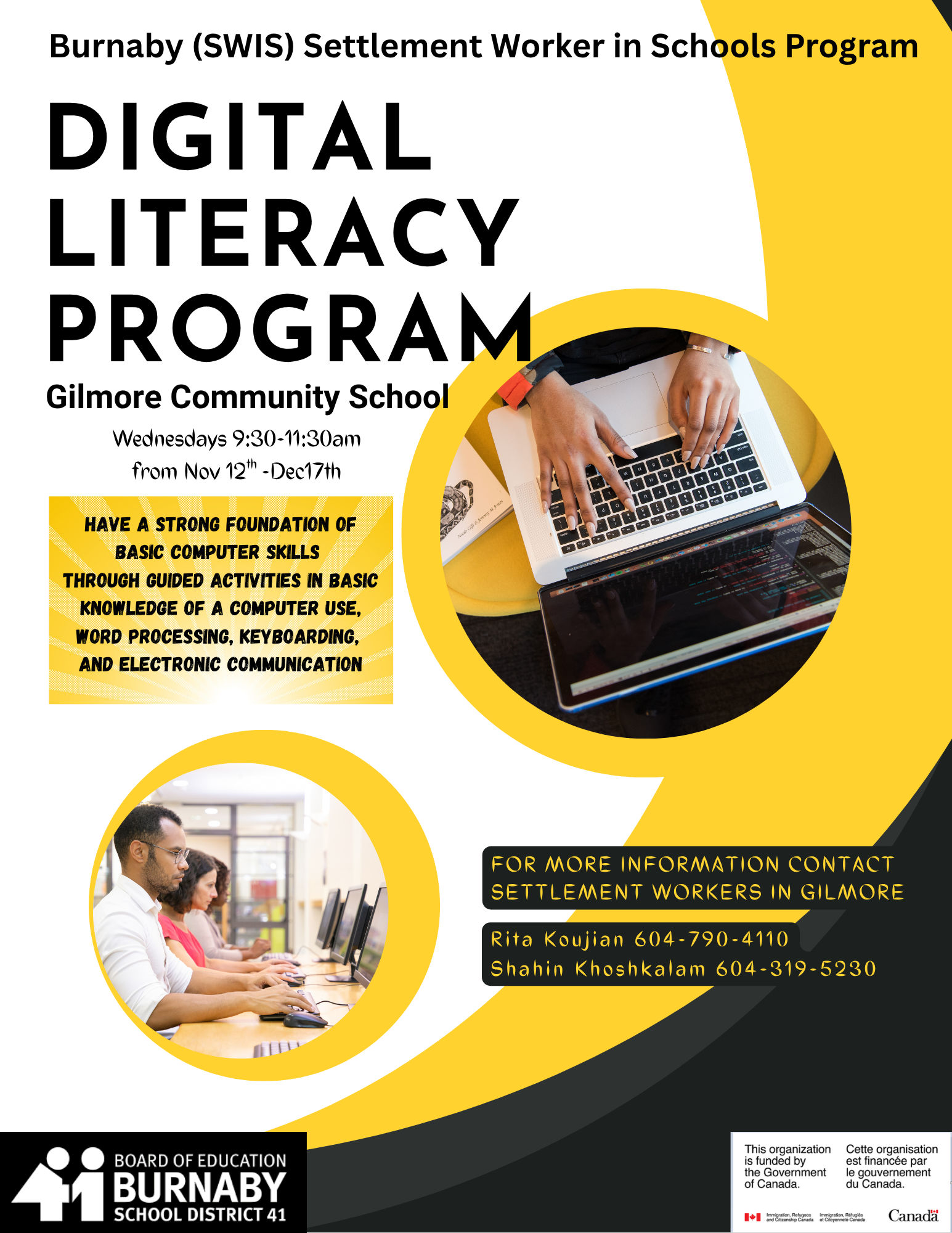 Digital Literacy Program @Gilmore @ Gilmore Elementary