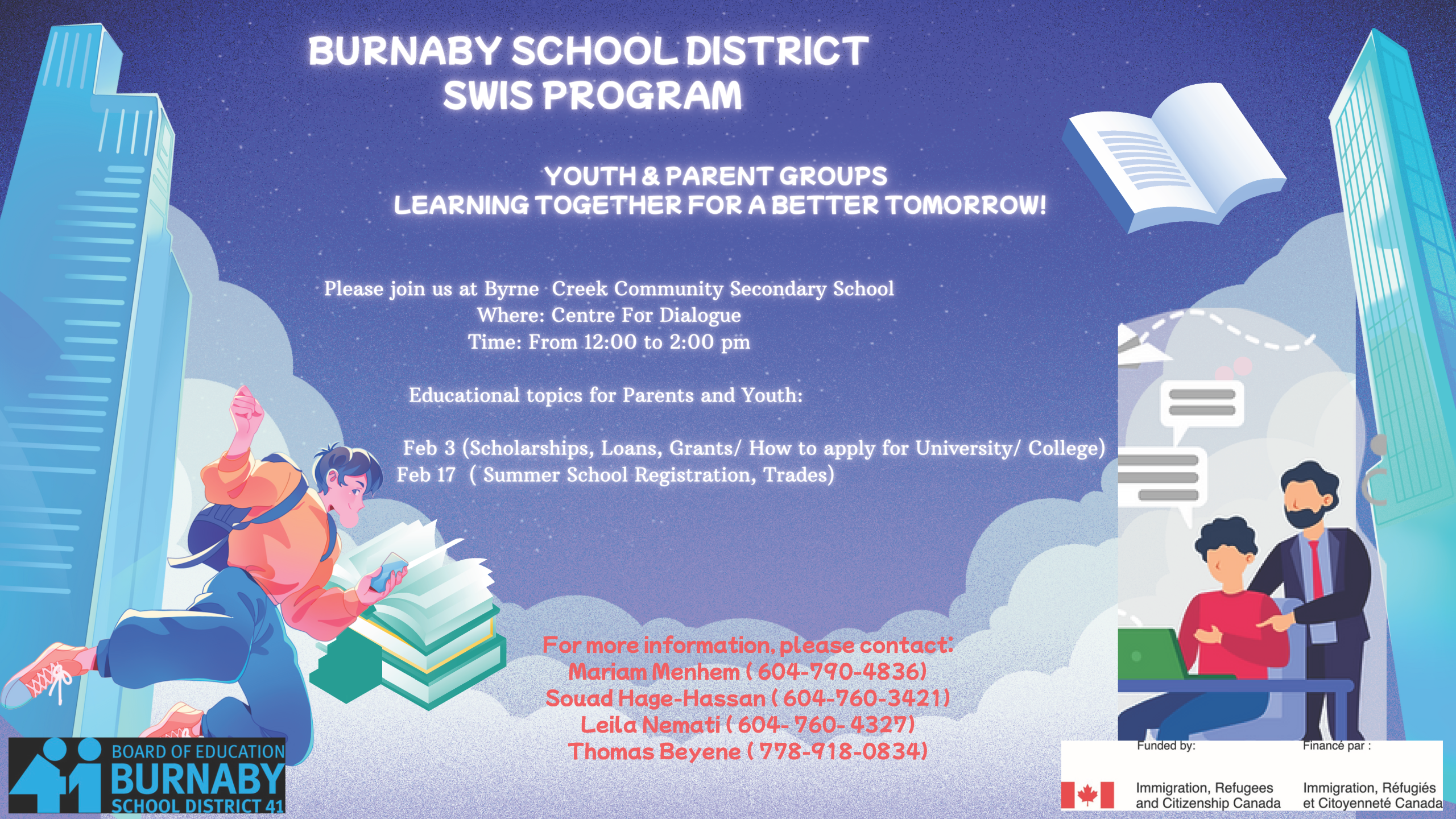 Youth&Parent Groups @Byrne @ Byrne Creek Community School