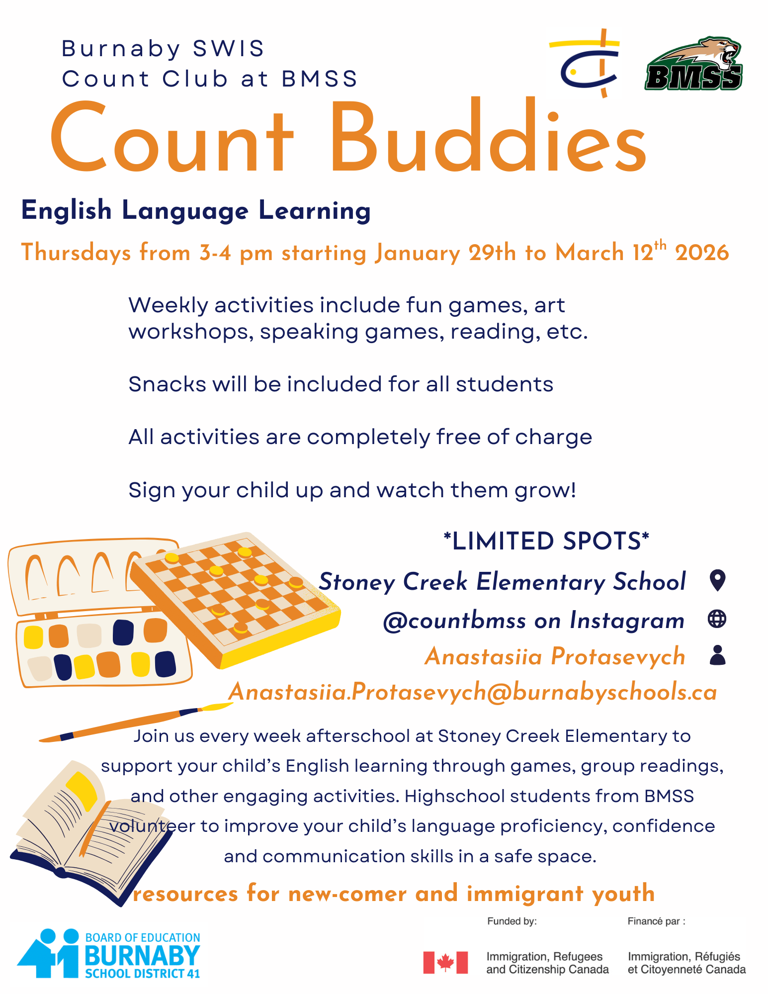 Count Buddies @Stoney Creek @ Stoney Creek Community School