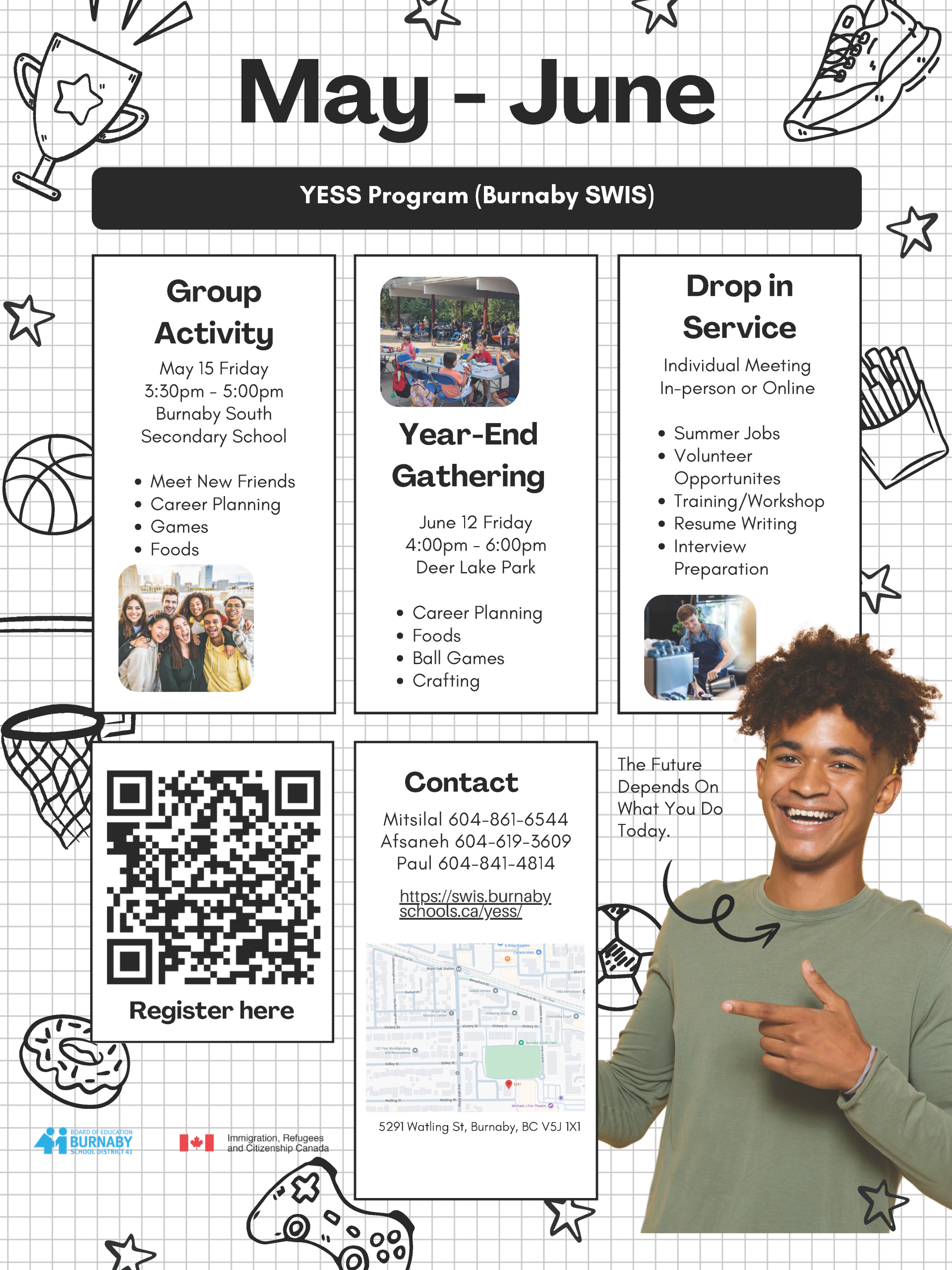 YESS Program Group Activities @ Burnaby South Secondary